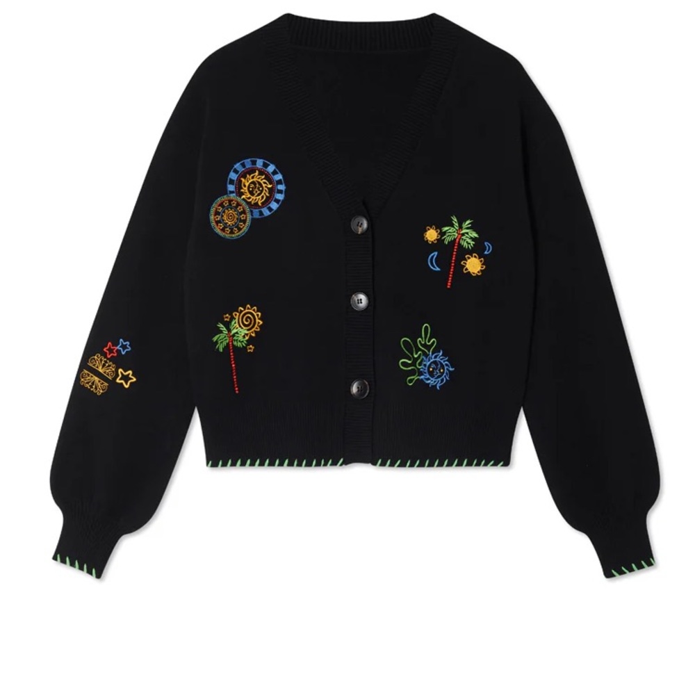 Never Fully Dressed Mosaic Plate Cardigan - XXL